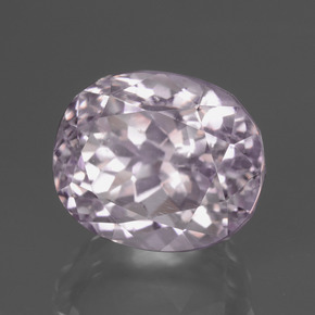 6.47 ct Pink Kunzite Stone, Natural Kunzite in Oval Facet Shape for Sale