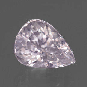 6.25 ct Pink Kunzite Gemstone, Kunzite Gem in Pear Facet Shape for Sale.