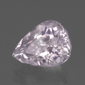6.25 ct Pink Kunzite Stone, Natural Kunzite in Pear Facet Shape for Sale