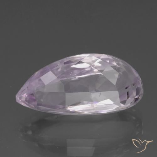 Kunzite Gemstone in 23.6 x 11.7 mm Size for Sale, Kunzite Stone in Very Light Pink Tone Color