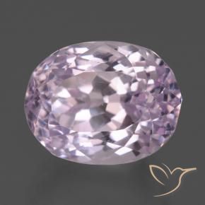 13.83 ct Pink Kunzite Stone, Natural Kunzite in Oval Facet Shape for Sale