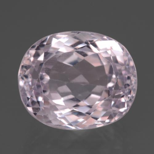 14.9 x 12.5mm Oval Pink Kunzite from Afghanistan, Weight of 14.22ct, Natural untreated Gemstone in VS Clarity, 1pc Oval Facet Kunzite - Color: Light Cherry Pink, Mohs Hardness of 7 suitable for daily wear jewelry, Photo A