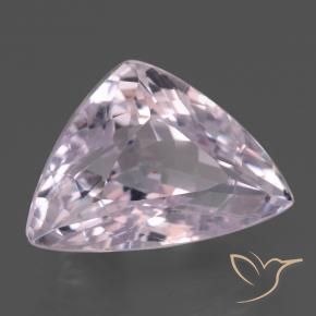 15.92 ct Pink Kunzite Stone, Natural Kunzite in Trillion Facet Shape for Sale
