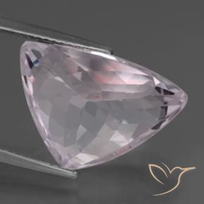 Kunzite Gemstone in 18 x 13 mm (calibrated) Size for Sale, Kunzite Stone in Very Light Pink Tone Color