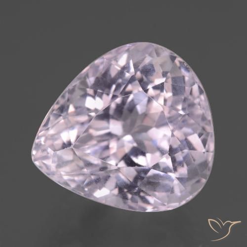 16.18 ct Pink Kunzite, 15.2 x 14.1 mm Pear Cut From Afghanistan, Photo A