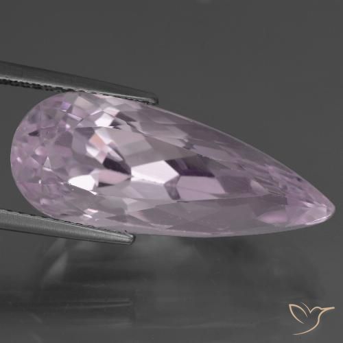 17.09 ct Pink Kunzite, 23.9 x 10.9 mm Pear Cut From Afghanistan, Photo A