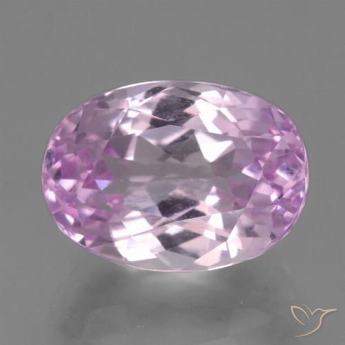 13,2 x 9,5mm Kunzite rosa taglio ovale dall'Afghanistan, peso di 7,57 ct, pietra preziosa naturale non trattati in purezza VVS, 1 pezzo Kunzite Ovale sfaccettato - Colore: Rosa medio, durezza Mohs di 7 adatto per gioielli da indossare ogni giorno , Photo A