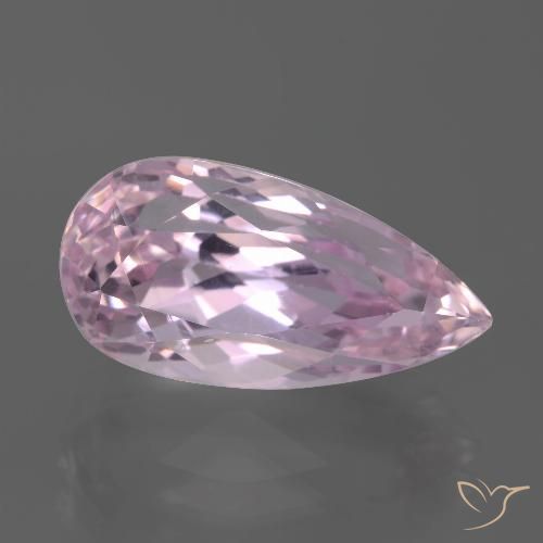 9.49 ct Pink Kunzite, 17.3 x 8.8 mm Pear Cut From Afghanistan, Photo A