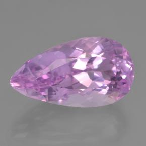 Pinkish Violet Purple Kunzit Edelstein - 15.7ct Birnen Schliff (ID: 451453)