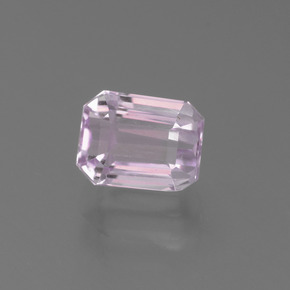 2.21 ct Pink Kunzite Gemstone, Kunzite Gem in Octagon Step Cut Shape for Sale.