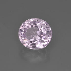 3.26 ct Pink Kunzite Stone, Natural Kunzite in Oval Facet Shape for Sale