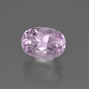 2.44 ct Pink Kunzite Stone, Natural Kunzite in Oval Facet Shape for Sale