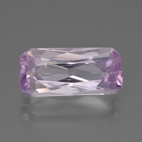 Violeta rosáceo claro Kunzita Gema - 5.9ct Corte Octágon / Forma de Tijera (ID: 453512)