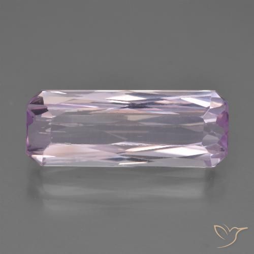 7.12 ct Purple Kunzite, 18.4 x 7 mm Octagon Cut From Afghanistan, Photo A