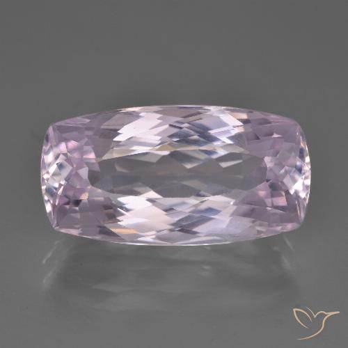 Kunzite 19,2 x 9,9mm viola Taglio a cuscino dall'Afghanistan, peso di 12,48 ct, gemma naturale non trattati in purezza VVS-VS, 1 pezzo Kunzite - Colore: Viola molto chiaro, durezza Mohs di 7 adatto per gioielli da indossare ogni giorno, Photo A