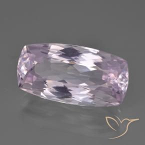 12.48 ct Purple Kunzite Stone, Natural Kunzite in Cushion-Cut Shape for Sale