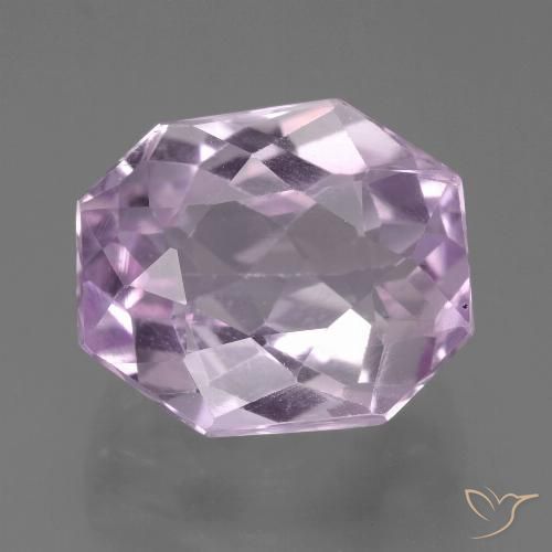 Kunzite Ottagono / taglio a forbice da 10,15 ct dall'Afghanistan, dimensione 13,8 x 11,5mm, purezza VS, pietra preziosa naturale non trattati, Kunzite 1pc in colore Viola lilla molto chiaro, durezza Mohs di 7 adatto per gioielli da indossare ogni giorno, Photo A