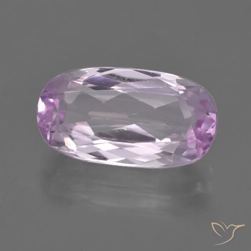6.42 ct Purple Kunzite, 15.2 x 8.3 mm Oval Cut From Afghanistan, Photo A