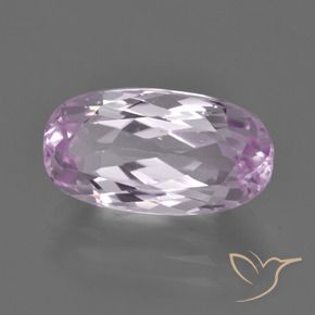 6.95 ct Purple Kunzite Stone, Natural Kunzite in Oval Facet Shape for Sale