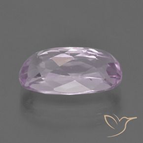 Kunzite Gemstone in 15.3 x 8.3 mm Size for Sale, Kunzite Stone in Light Pinkish Purple Color