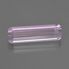 5.10 ct Pink Kunzite Gemstone, Kunzite Gem in Octagon Step Cut Shape for Sale.