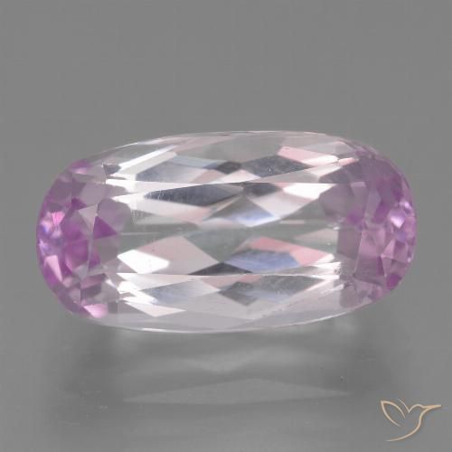 8 ct Purple Kunzite, 16.3 x 8.6 mm Oval Cut From Afghanistan, Photo A