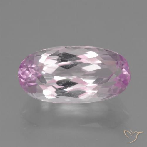 5.92 ct Purple Kunzite, 15.1 x 7.8 mm Oval Cut From Afghanistan, Photo A