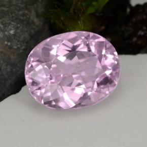 4.83 ct Pink Kunzite Stone, Natural Kunzite in Oval Facet Shape for Sale