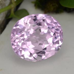 16.66 ct Pink Kunzite Stone, Natural Kunzite in Oval Facet Shape for Sale