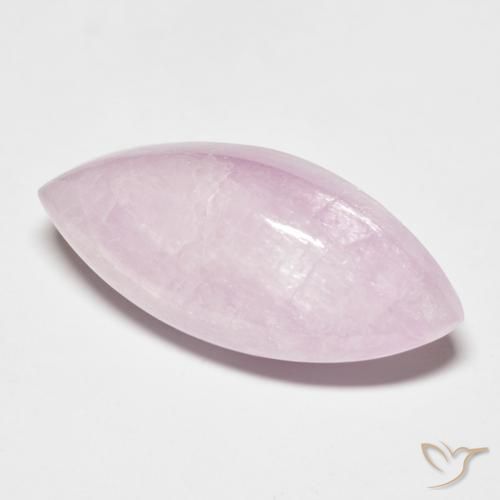 18.45 ct Pink Kunzite Stone, Natural Kunzite in Marquise Cabochon Shape for Sale