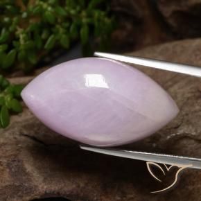 39.37 ct Pink Kunzite Stone, Natural Kunzite in Marquise Cabochon Shape for Sale
