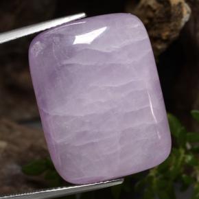 Medium-Light Pink Kunzit Edelstein - 41.6ct Kissen Cabochon (ID: 471038)