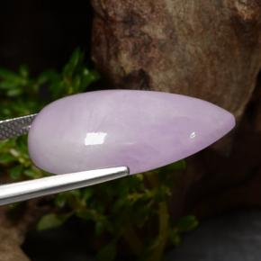 Kunzite Gemstone in 24.9 x 14.6 mm Size for Sale, Kunzite Stone in Pinkish Purple Color