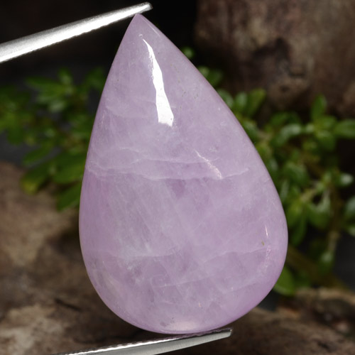 29.73 ct Purple Kunzite, 27.6 x 17.6 mm Pear Cut From Afghanistan, Photo A