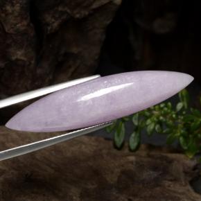 17.91 ct Pink Kunzite Stone, Natural Kunzite in Marquise Cabochon Shape for Sale