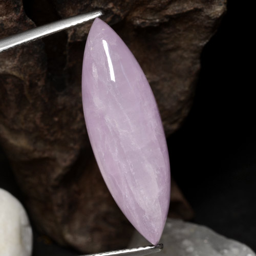 Purple Pink Kunzite Gem - 18ct Marquise Cabochon (ID: 472297)