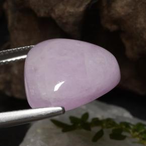 Kunzite Gemstone in 16.8 x 16.4 mm Size for Sale, Kunzite Stone in Royal Purple Pink Color