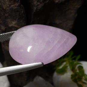 Kunzite Gemstone in 23.5 x 17.6 mm Size for Sale, Kunzite Stone in Royal Purple Pink Color