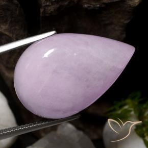 26.27 ct Pink Kunzite Stone, Natural Kunzite in Pear Cabochon Shape for Sale