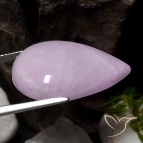Kunzite Gemstone in 25.7 x 16.8 mm Size for Sale, Kunzite Stone in Medium-Light Pink Color