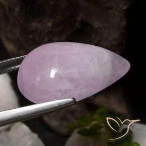 Kunzite Gemstone in 21.5 x 13.2 mm Size for Sale, Kunzite Stone in Medium-Light Pink Color