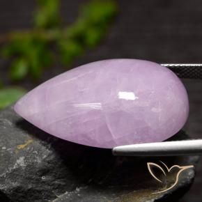 Kunzite Gemstone in 28.5 x 17.6 mm Size for Sale, Kunzite Stone in Light Reddish Violet Color