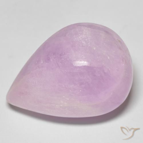 35.03 ct Pink Kunzite Stone, Natural Kunzite in Pear Cabochon Shape for Sale