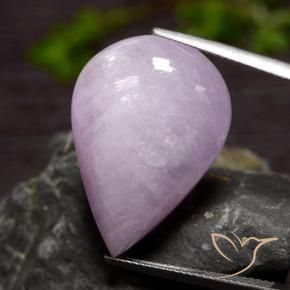 31.08 ct Violet Kunzite Stone, Natural Kunzite in Pear Cabochon Shape for Sale