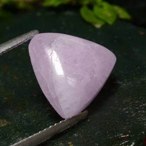 6.76 ct Pink Kunzite Stone, Natural Kunzite in Trillion Cabochon Shape for Sale