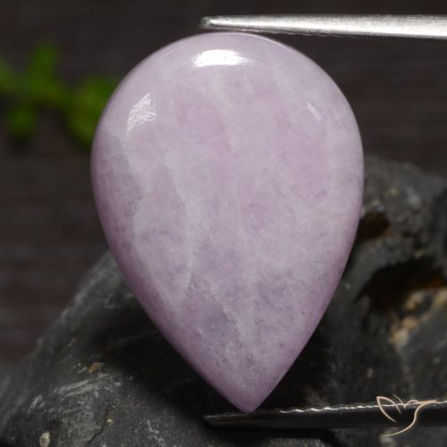 18.6ct Pear Cabochon Pink Kunzite Gem for sale 18.6ct Pear Cabochon Pink Kunzite Gem (ID: 476836)
