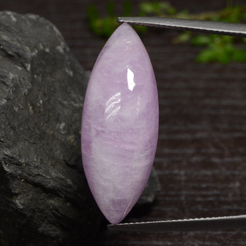 Light Reddish Violet Kunzite Gem - 20ct Marquise Cabochon (ID: 476843)