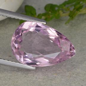 pink kunzite 6 1ct pear from afghanistan natural and untreated gemstone
