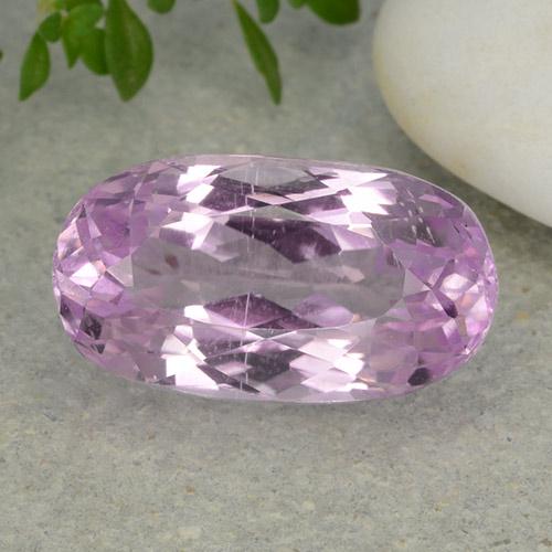 Very Light Pink Кунцит Камень - 8.3ct Фасетный Овал (ID: 482088)