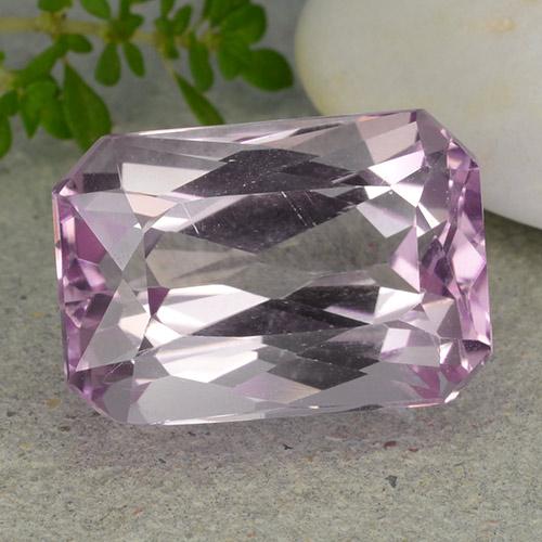 Cherry Pink Tone Kunzit Edelstein - 16.6ct Oktagon Scheren Schliff (ID: 482091)